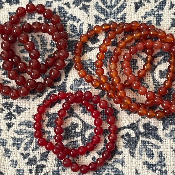 Genuine carnelian bracelets - Picture 4 of 5